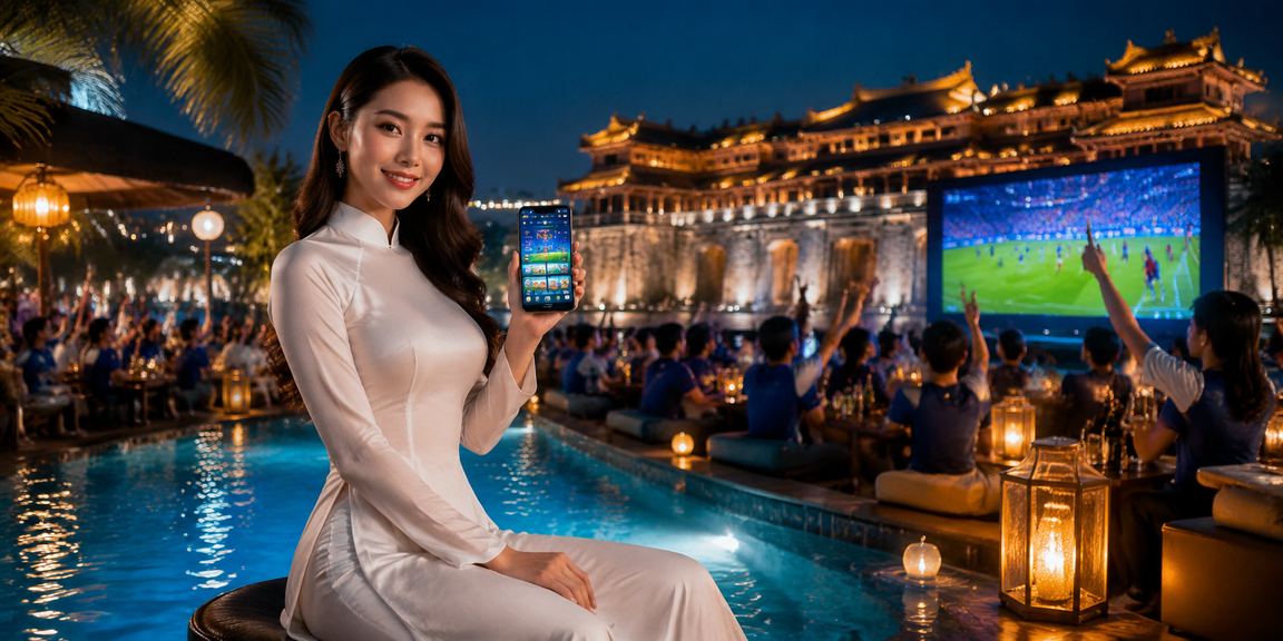 Người dùng tại Huế đặt cược thể thao hạng cao với trang phục áo dài truyền thống